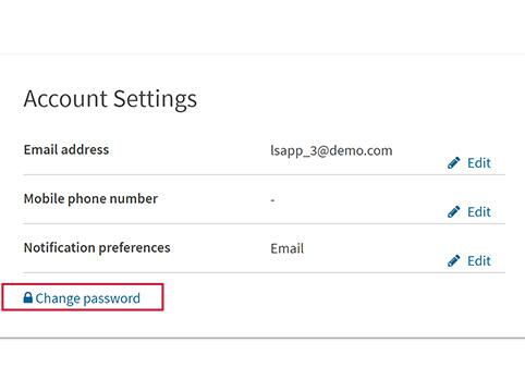 Change Password